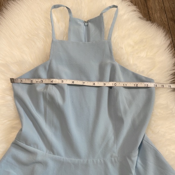 Lulus Call to Charms Light Blue Skater Dress Size XS - Picture 7 of 11